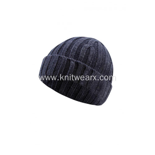 Boy's Girl's Knitted Rib Stretchable Winter Beanie Cap